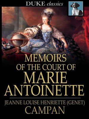 cover image of Memoirs of the Court of Marie Antoinette